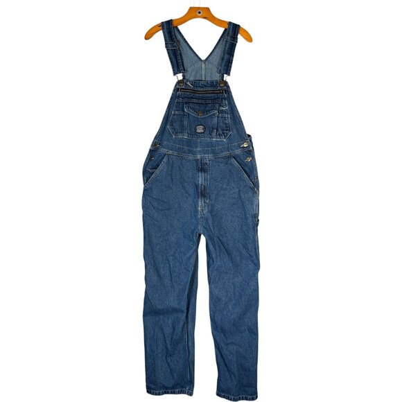 Berne Other - Berne Blue Workwear Overalls Carpenters Loop Straight Leg 100% Cotton 38